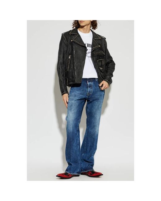 DSquared² Blue Straight Jeans for men