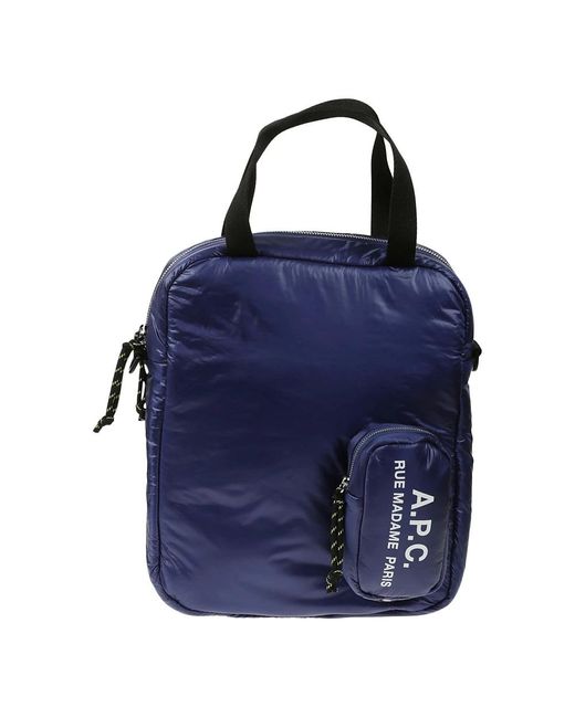 A.P.C. Blue Backpacks for men