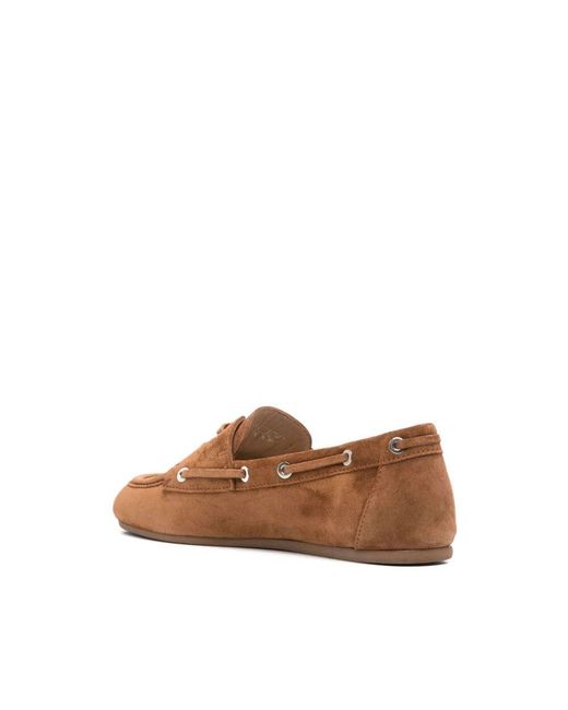 Stuart Weitzman Brown Stilvolle Loafer Schuhe Schwarz Weiß