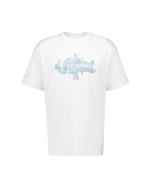 Givenchy Wit Objecten Print T-Shirt in het White voor heren