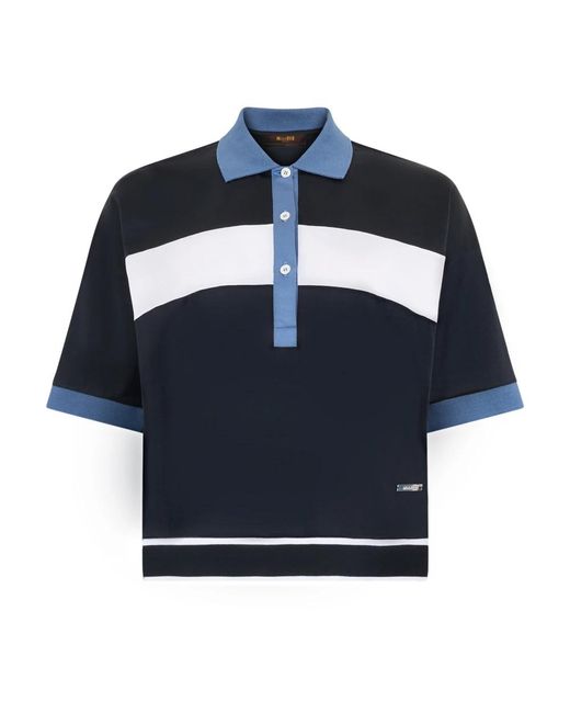 Moorer Blue Polo Shirts