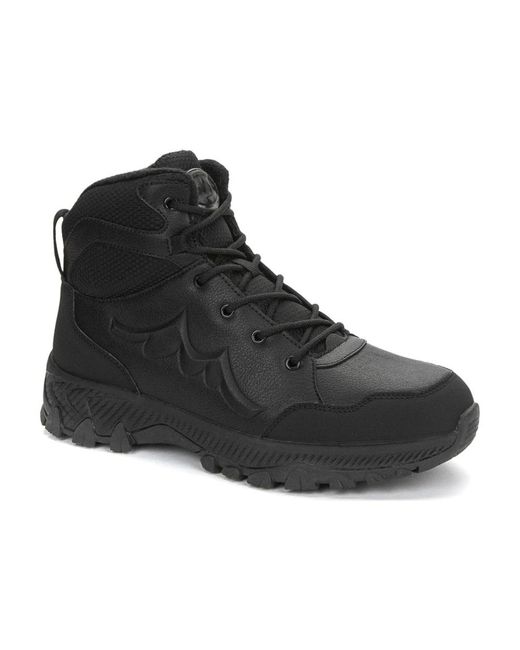 Lace-Up Boots di Grunberg in Black da Uomo