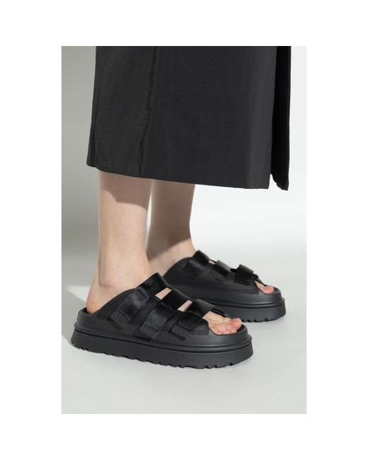 Ugg Schoenen ,Zwart ,Goldenglow Slide in het Black