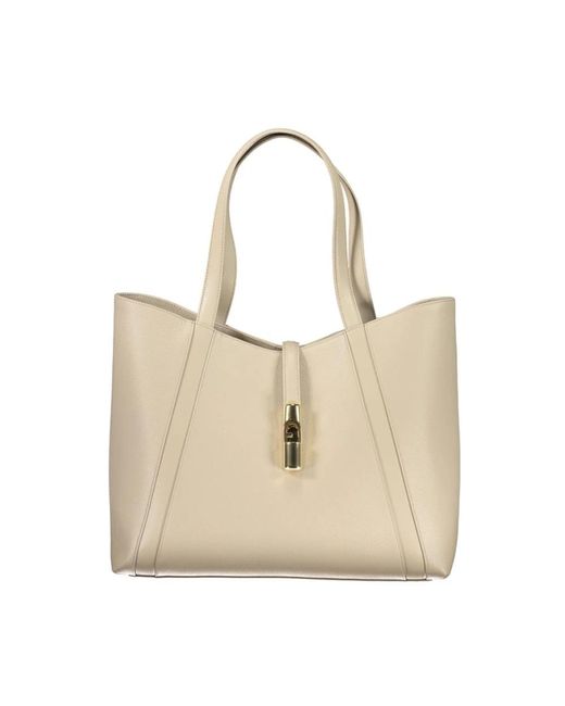 Furla Natural Tote Bags