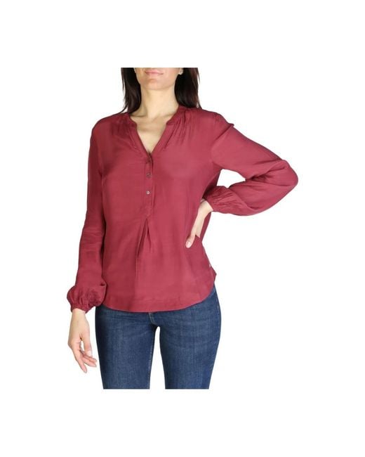 Tommy Hilfiger Red Blouses
