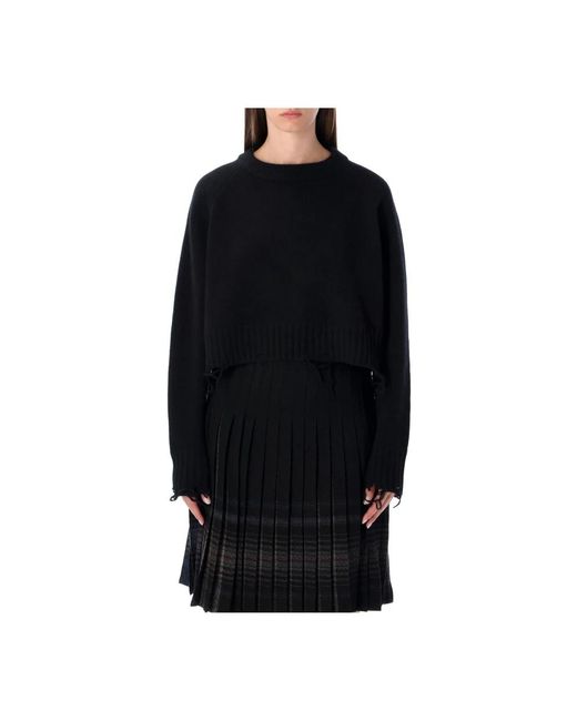 Low Classic Black Round-Neck Knitwear