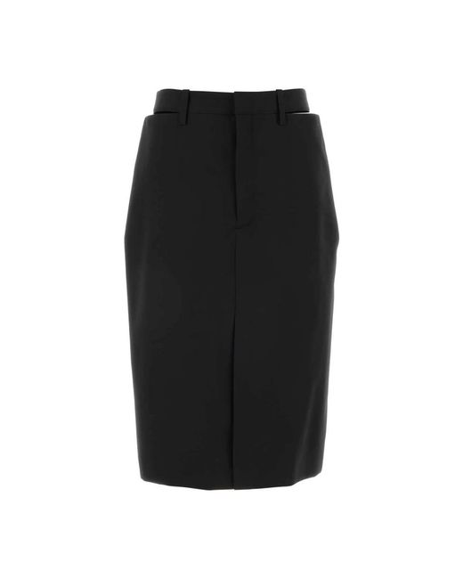 Jil Sander Black Midi Skirts