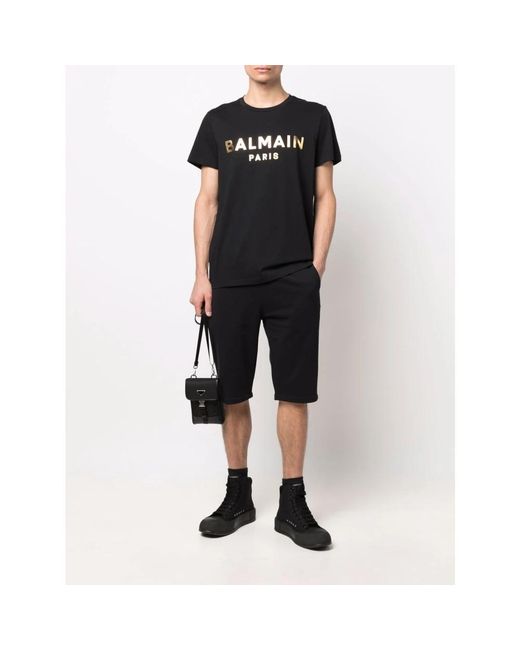 Balmain Blue Long Shorts