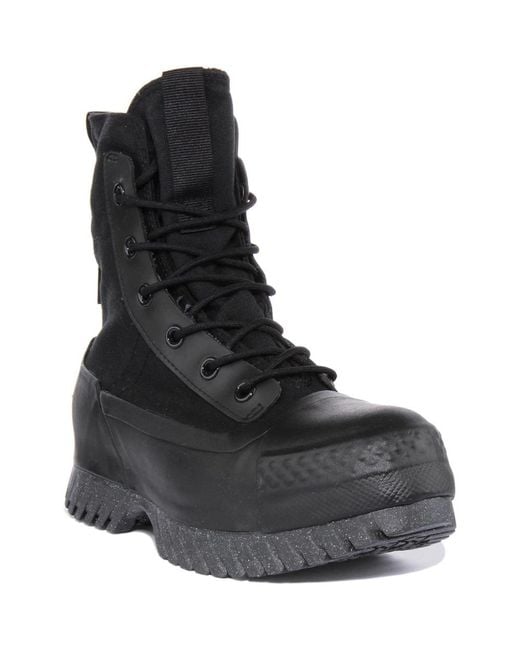 Black lace up converse 2025