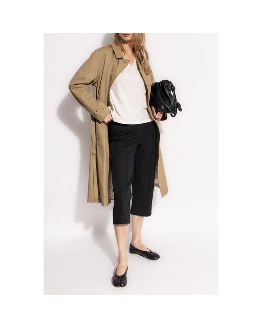 Samsøe & Samsøe Cropped Trousers in het Black