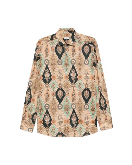 Etro Natural Casual Shirts for men