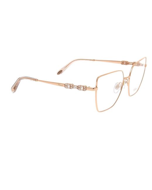 Glasses Chopard de color Metallic