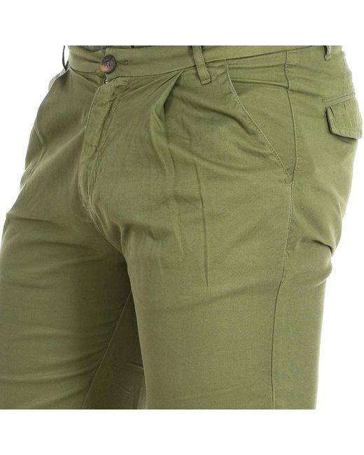 La Martina Green Casual Shorts for men