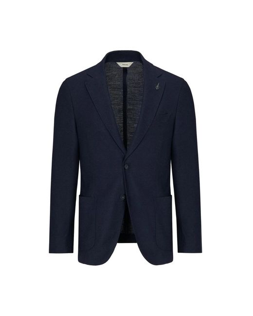Paoloni Blue Blazers for men