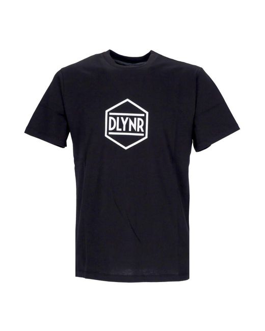 DOLLY NOIRE Logo Tee Schwarz/Weiß Kurzarm in Black für Herren