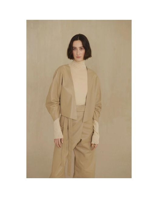 Cortana Natural Leather Jackets