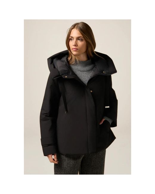 Winter Jackets Oltre de color Black