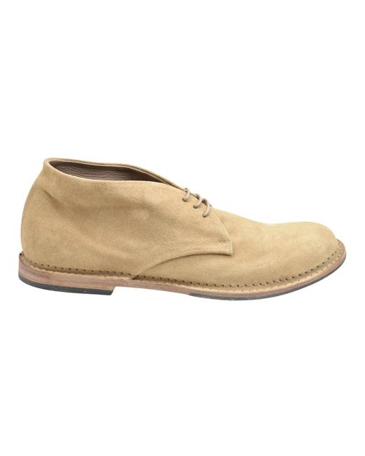 Pantanetti Natural Lace-Up Boots for men