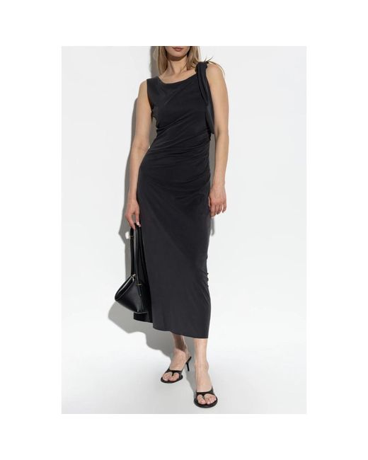 Midi Dresses Samsøe & Samsøe de color Black