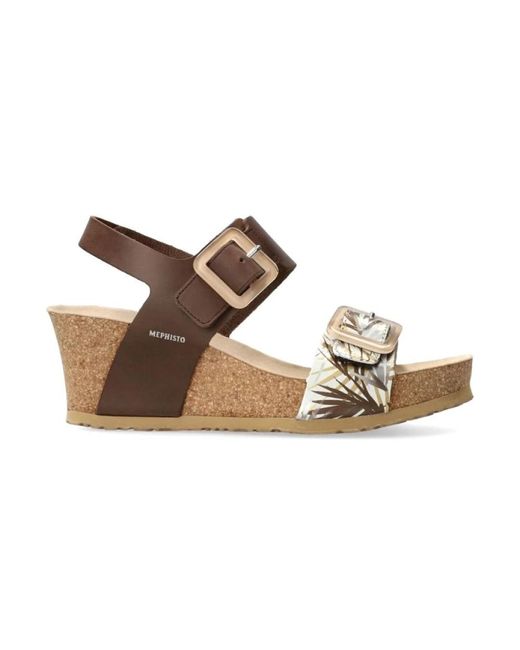 Mephisto Brown Leichte -sandale mit soft-air technologie