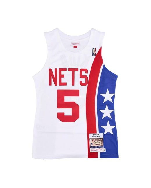 Mitchell & Ness White Sleeveless Tops for men