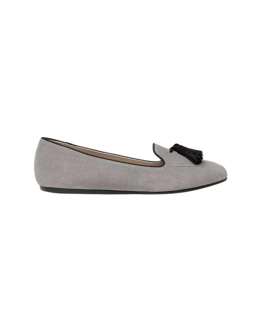 Zapato plano de cuero gris Charles Philip de color Gray