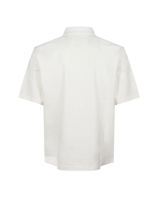 C P Company White Polo Shirts for men