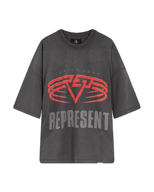 Represent Tops ,Grijs ,Katoen Living Legacy T-Shirt in het Gray voor heren