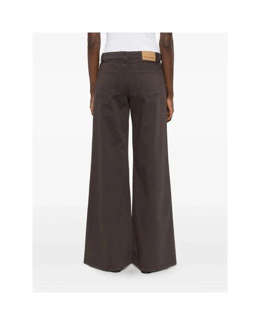 Ermanno Scervino Gray Wide Jeans