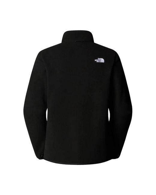 The North Face Fitness ,Zwart ,Polyester Glacier Fleece Jacket in het Black