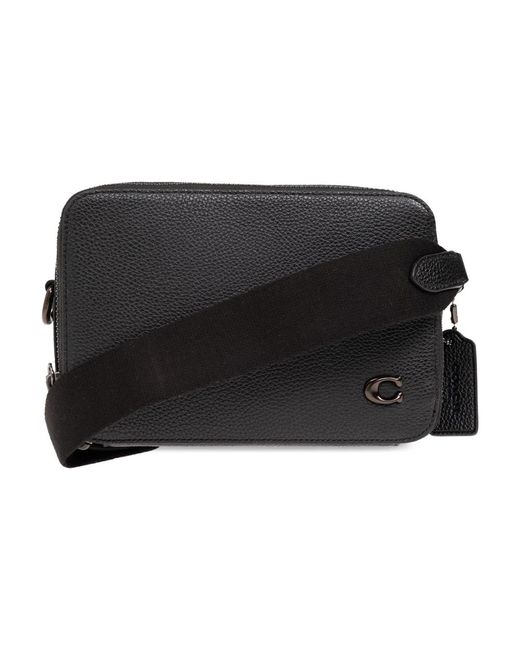 Tracolla Charter 19 di COACH in Black da Uomo