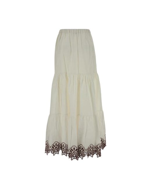 Amotea Gray Maxi Skirts