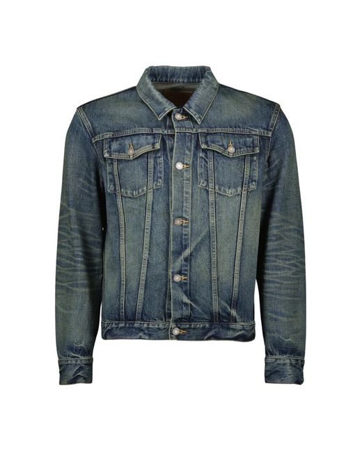 Saint Laurent Denim Jackets in het Blue voor heren