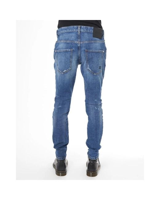 John Richmond Blue Slim-Fit Jeans for men