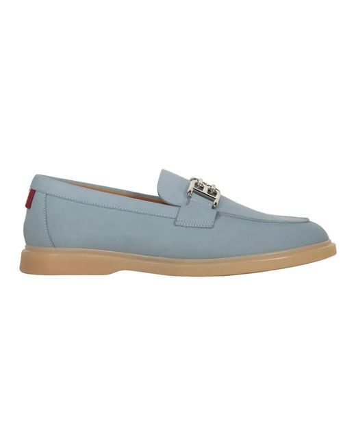 Bally Blue Loafers