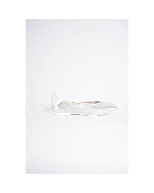 Patrizia Pepe White Ballerinas