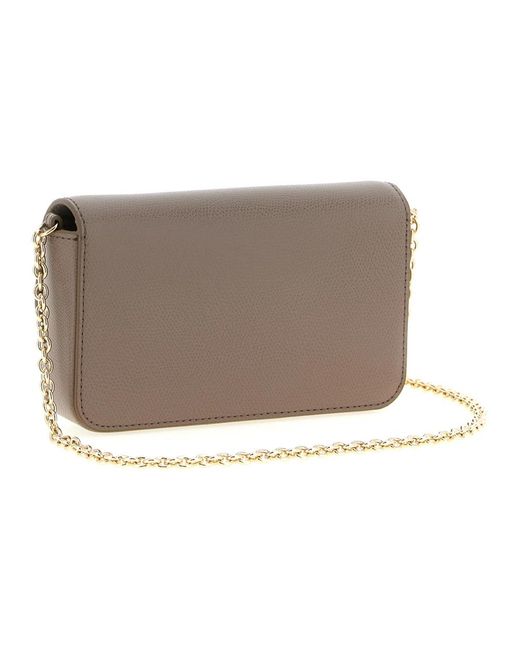 Furla Brown 1927 Mini Crossbody Bag