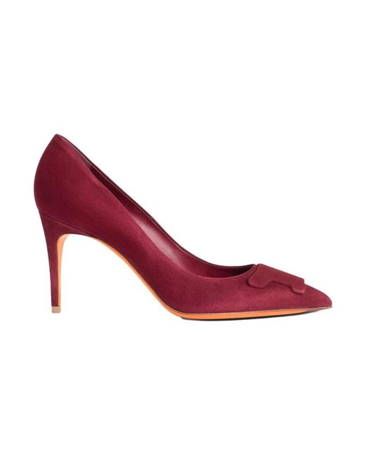 Santoni Red Pumps