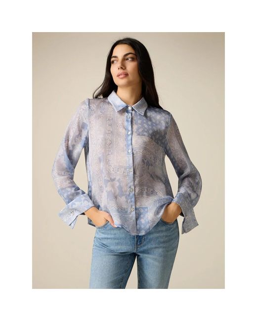 Shirts Oltre de color Blue