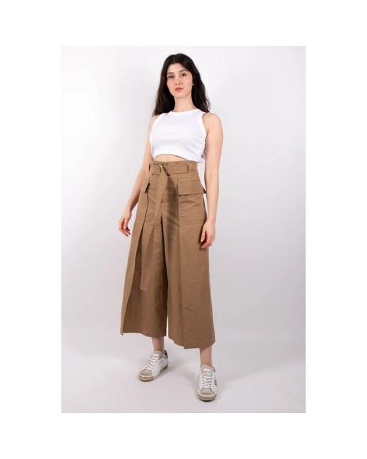 Weekend by Maxmara Brown Cropped Trousers