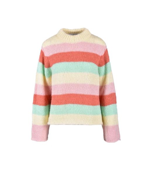 Attic And Barn Pink Round-Neck Knitwear