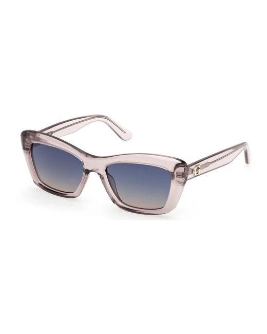 Guess Stijlvolle Zonnebril Grijs Havana/Blauw Roze in het Blue