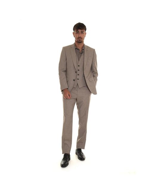 Boss Single Breasted Suits in het Brown voor heren