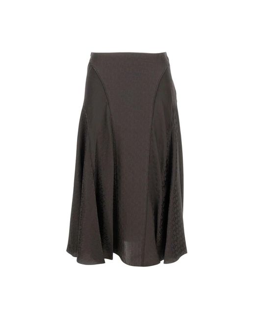 Fendi Gray Midi Skirts