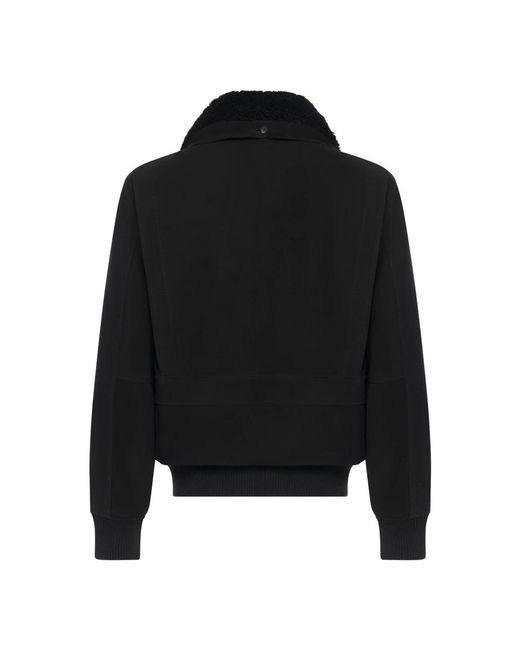 Franzese Collection Jassen ,Zwart ,Wol Rolls Royce Bomber Jacket in het Black voor heren