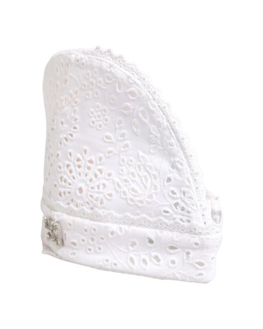 Dolce & Gabbana White Beanies