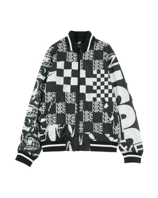 Nike Black Bomber Jackets for men