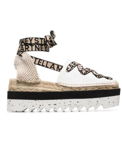 Stella McCartney Metallic Wedges