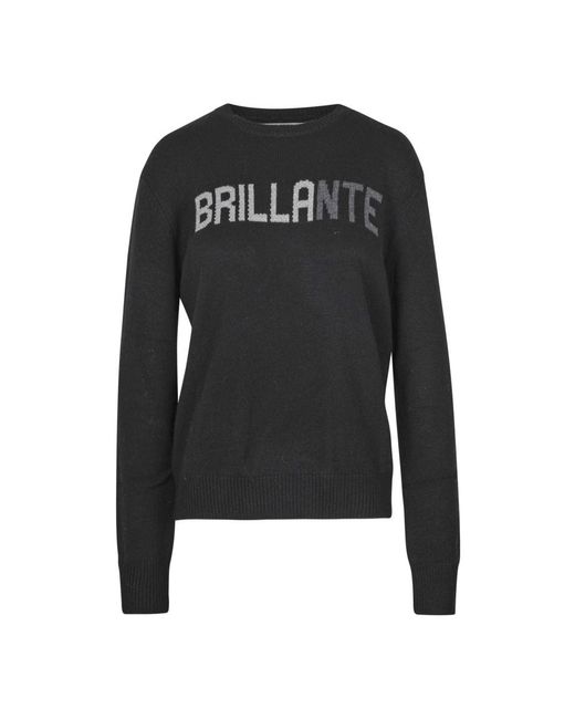 Mc2 Saint Barth Black Round-Neck Knitwear