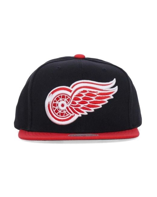 Mitchell & Ness Accessoires ,Zwart ,Polyester Nhl Team 2 Tone Snapback Pet in het Black voor heren